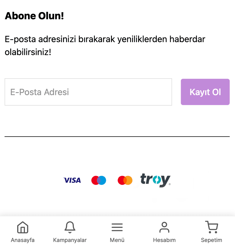 ikas shopify alt menu